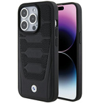 Coque Bmw Bmhcp15l22rpsk IPhone 15 Pro 6.1" Noir/Noir Sièges Cuir Motif Case