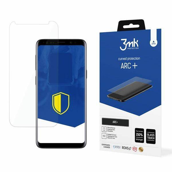 3MK Film de protection ARC incurvé pour Samsung Galaxy S9