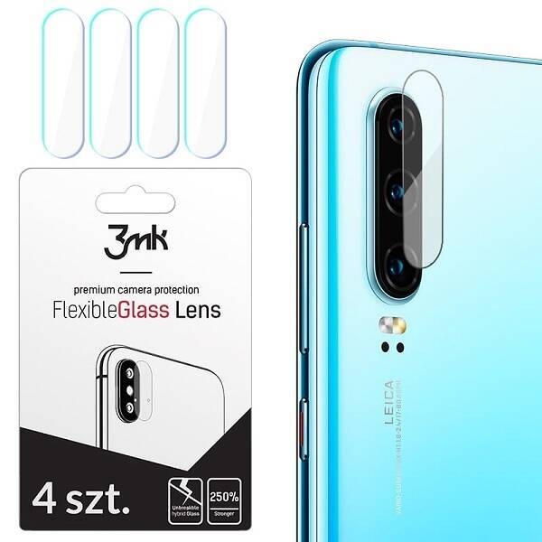 3MK Objectif en verre flexible Samsung Galaxy S10 Lite Hybrid Glass pour objectif de caméra 4pcs