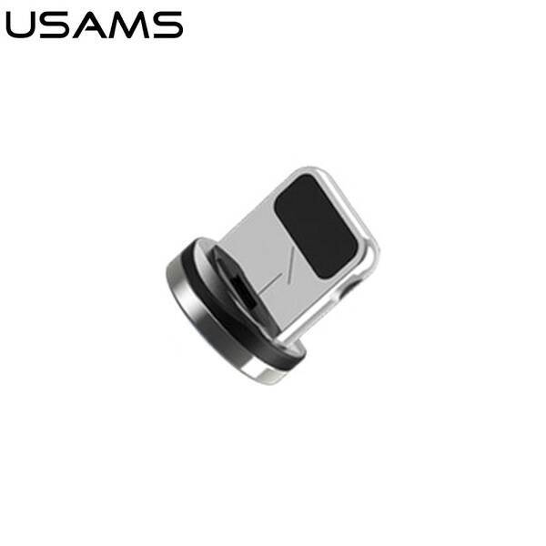 Adaptateur Magnetic USAMS Apple Lightning Bulk Silver