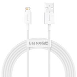 Baseus Superior Câble  USB - Lightning 2.4A 2 m Blanc (CALYS-C02)