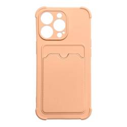 Carte Armor Case coque couverture pour iPhone 11 Pro Max siliko carte portefeuillenouveau blindé coque Air Bag rose