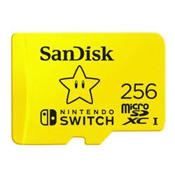 Carte mémoire SanDisk 256GB microSDXC Nintendo Switch V30 UHS-I U3 100 / 90 MB/s