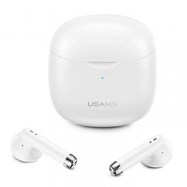 Casque USAMS Bluetooth 5.0 TWS IA Series Wireless Blanc