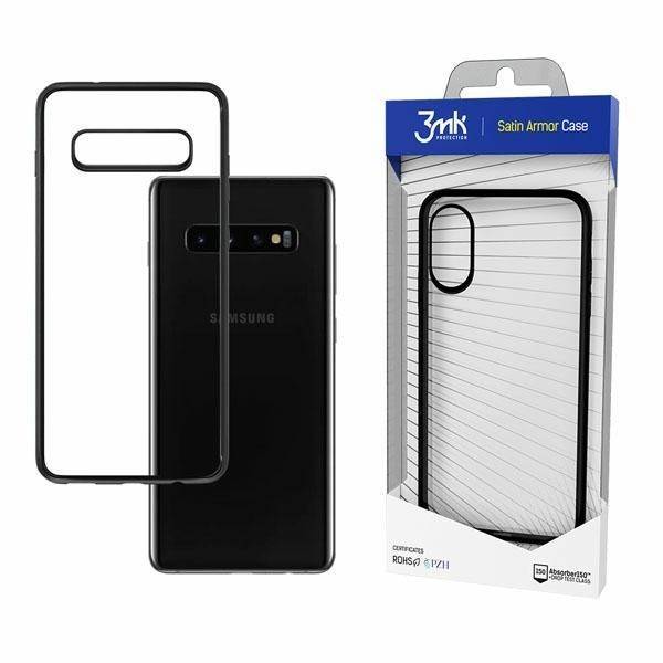 Coque 3MK Étui transparent SatinArmor de qualité militaire pour Samsung Galaxy S10 Plus