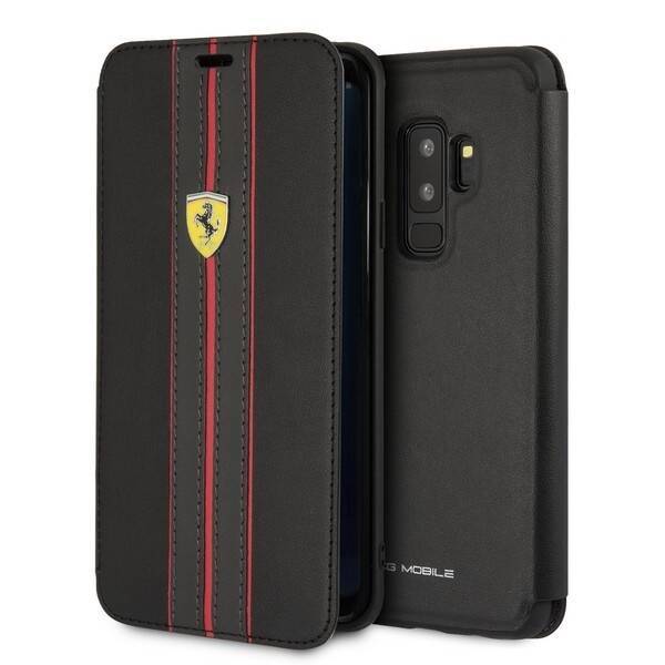 Coque FERRARI Étui noir urbain pour Samsung Galaxy S9 Plus