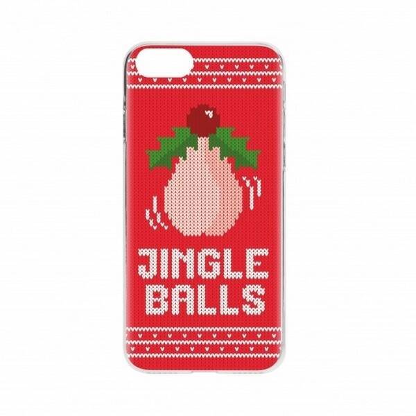 Coque FLAVR Apple iPhone 7 8 SE 2020 Jingle Balls Ugly Xmas Sweater Red Case
