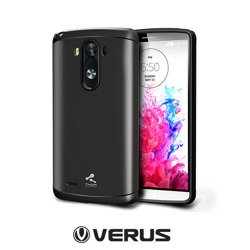 Coque LG G3 VERUS Hard Drop Dark Silver As Spigen SGP Cover