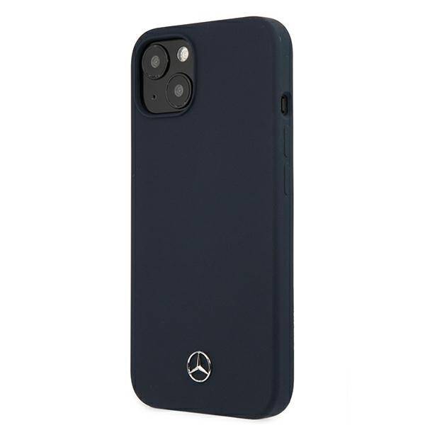Coque MERCEDES Apple iPhone 13 Silicone Line Navy Blue Hardcase