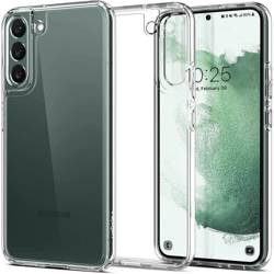 Coque S22 Ultra Hybrid Crystal Clear + Verre 3mk Verre flexible