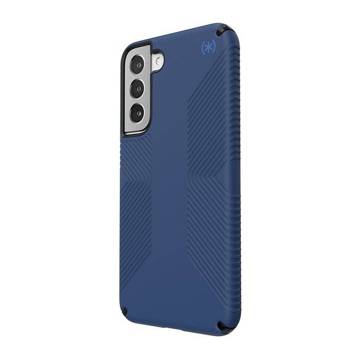 Coque SPECK Samsung Galaxy S22 Plus Presidio2 Grip avec revêtement MICROBAN Coastal Blue Case