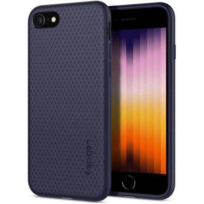 Coque SPIGEN Liquid Air Apple iPhone 7 8 SE 2020 Midnight Blue Case