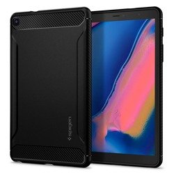 Coque SPIGEN Rugged Armor Galaxy Tab A 8.0 S-Pen 2019 P200/P205 Etui noir mat