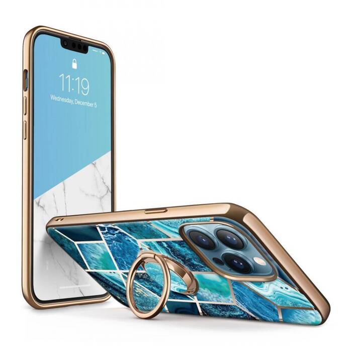 Coque SUPCASE iPhone 13 Pro Iblsn Cosmo Snap Ocean Blue Case