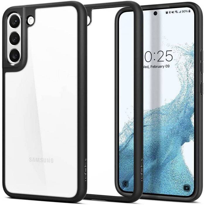 Coque Spigen S22 Ultra Hybrid MATTE Noir Case