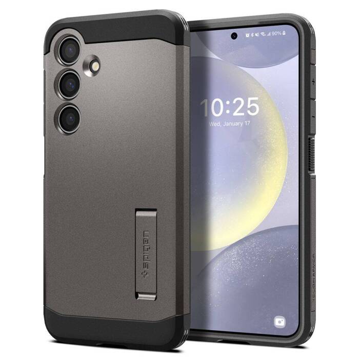 Coque Spigen Tough Armor Samsung Galaxy S24+ Plus Gunmetal Case