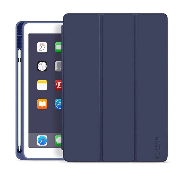 Coque TECH-PROTECT Apple iPad 10.2 2019 2020 2021 SmartCase Bleu marine