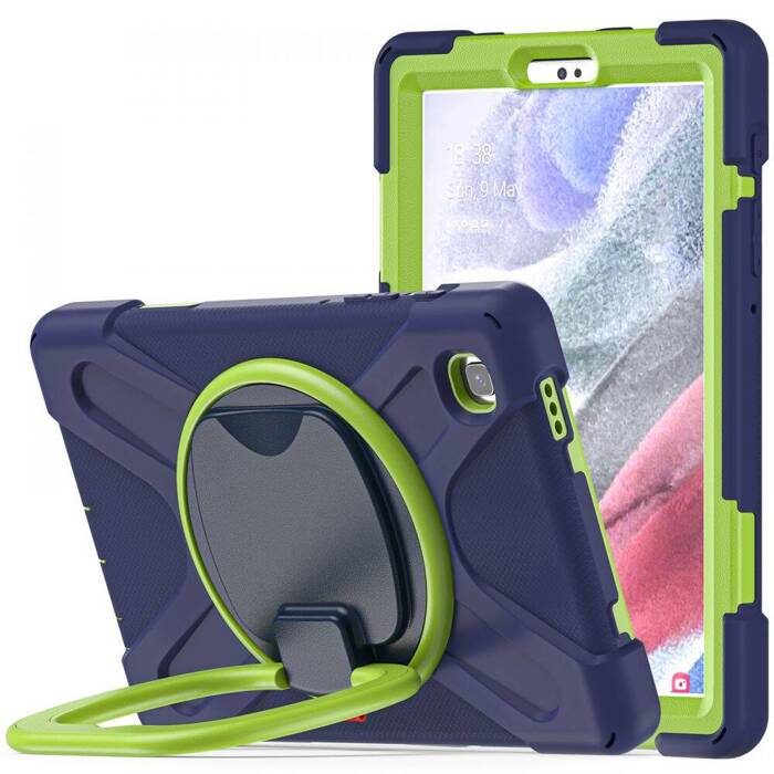 Coque TECH-PROTECT Galaxy Tab A7 Lite 8.7 T220 / T225 X-Armor Navy / Lime Case