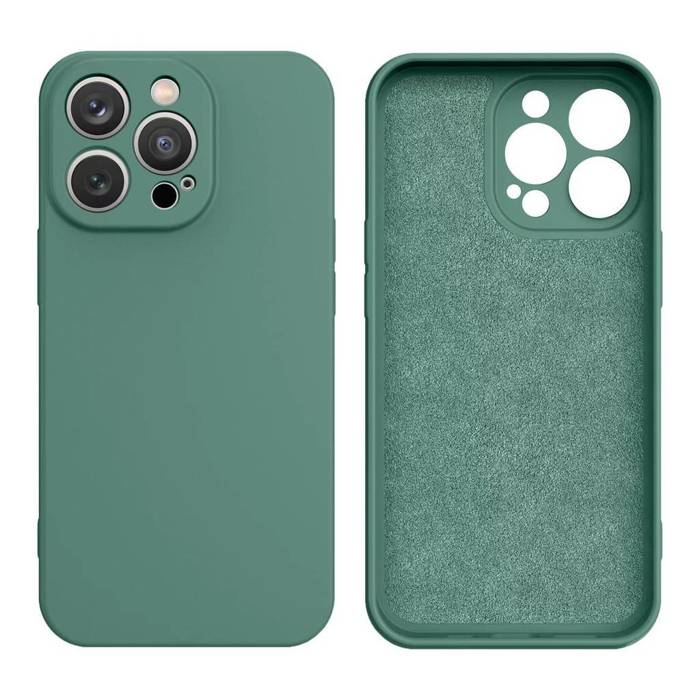 Coque en silicone pour Samsung Galaxy S23+ housse en silicone vert