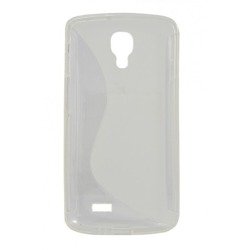 Couverture S-Line LG F70 Blanc Coque Silicone