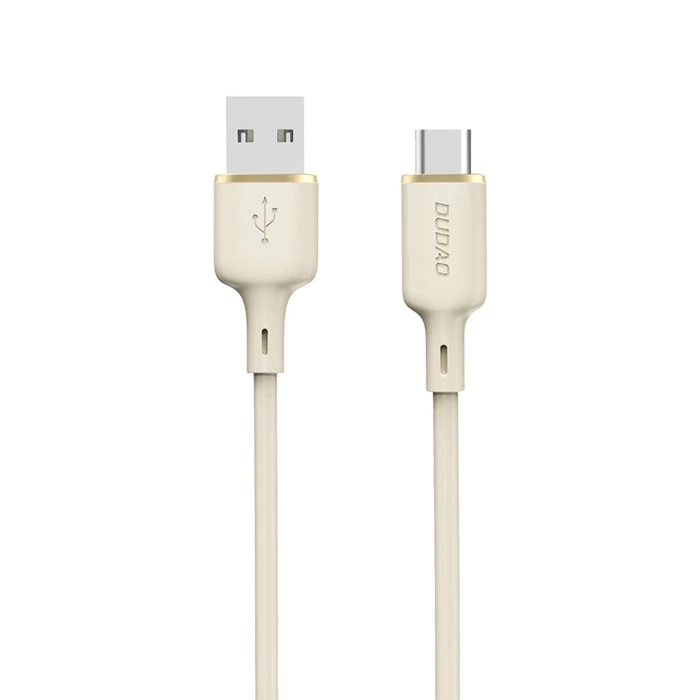 Dudao L7SC USB-A - Câble USB-C 5A 1m - beige