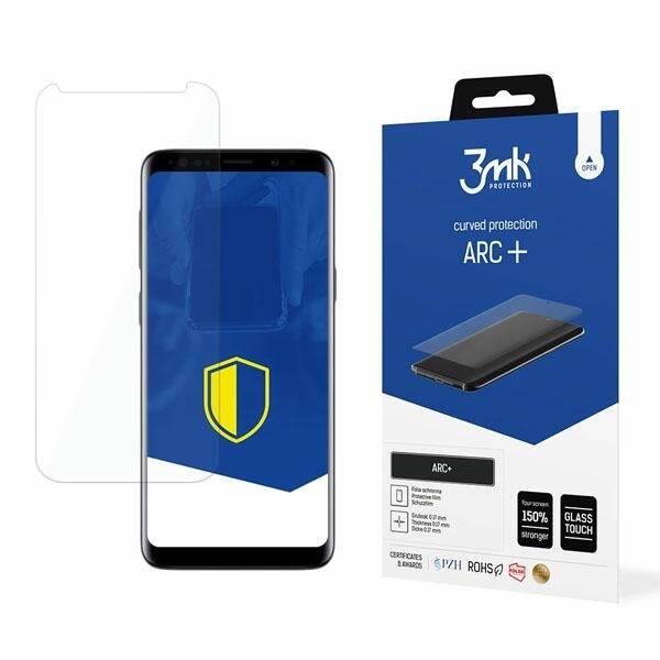 Film de protection 3MK ARC incurvé pour Samsung Galaxy S9+ Plus