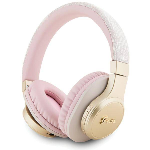 Guess casque Oreillettes Bluetooth GUBH604GEMP rose/rose 4G Script