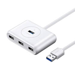 HUB USB multifonction Ugreen Type c - 4 x USB 3.0 1m blanc (CR113)