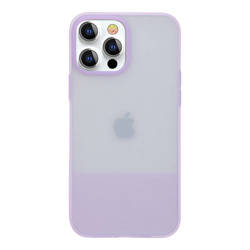 Housse Kingxbar Plain Series pour iPhone 13 Pro étui en silicone violet