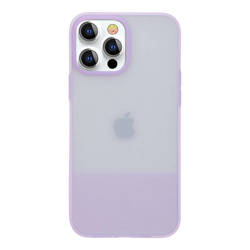 Housse Kingxbar Plain Series pour iPhone 13 housse en silicone violet