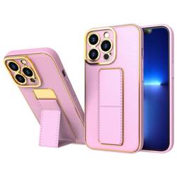 Nouveau Coque Kickstand Case pour iPhone 13 avec support rose