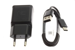 Original SAMSUNG Chargement rapide EP-TA200 + Câble USB-C