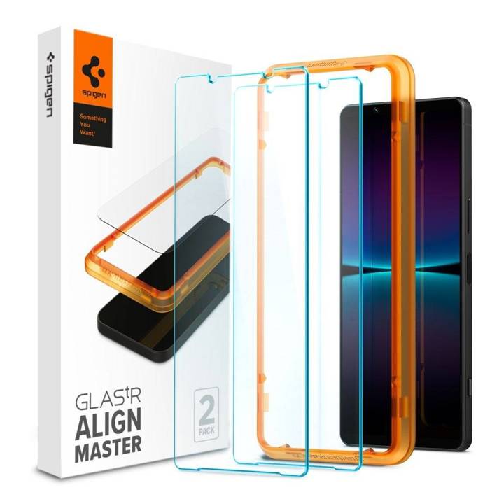 Spigen ALM GLAS.TR SLIM 2-PACK SONY XPERIA 1 IV Verre trempé