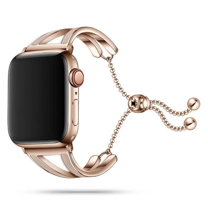 TECH-PROTECT Bracelet en chaîne Apple Montre 1/2/3/4/5 (38/40 Mm) Or