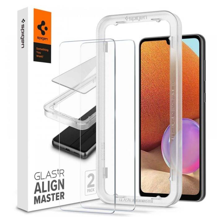 Verre trempé Spigen ALM GLAS.TR 2-PACK GALAXY A33 5G CLEAR