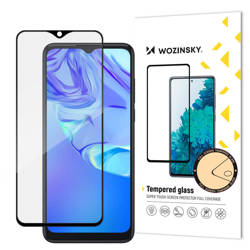 Wozinsky écran complet en verre trempé Full Glue super durable avec cadre Case Friendly TCL 305 noir