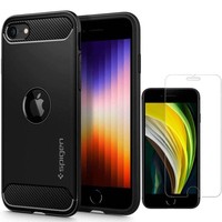 SPIGEN Rugged Armor iPhone SE 2020 Schwarzes Hülle