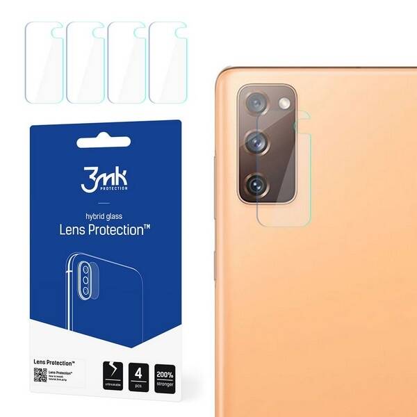 3MK Samsung Galaxy S20 FE G780 Objektiv Schutz Hybrid Glas 4pc Kamera Objektiv Schutz