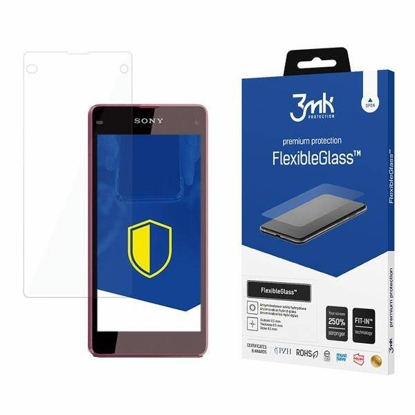 3MK Sony Xperia Z1 Compact FlexibleGlass Hybrid Glas