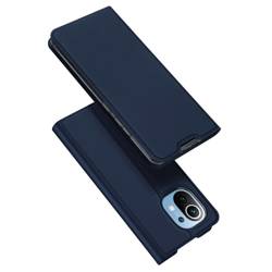 DUX DUCIS Skin Pro Holster Cover Flip Cover für Xiaomi Mi 11 blau