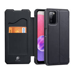 DUX DUCIS Skin X booktype case schutzhülle aufklappbare hülle für Samsung Galaxy A03s schwarz