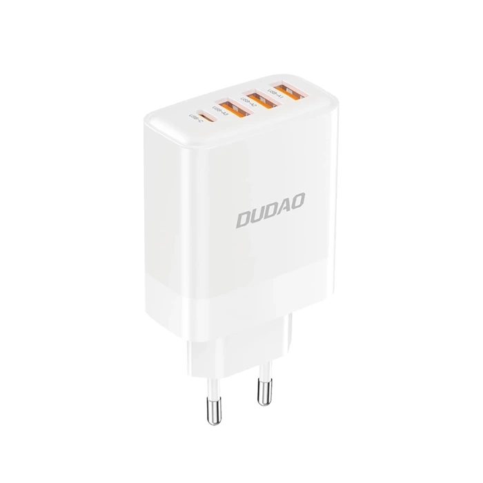 Dudao A5HEU Netzwerkladegerät 3x USB-A 1x USB-C PD20W - Weiß