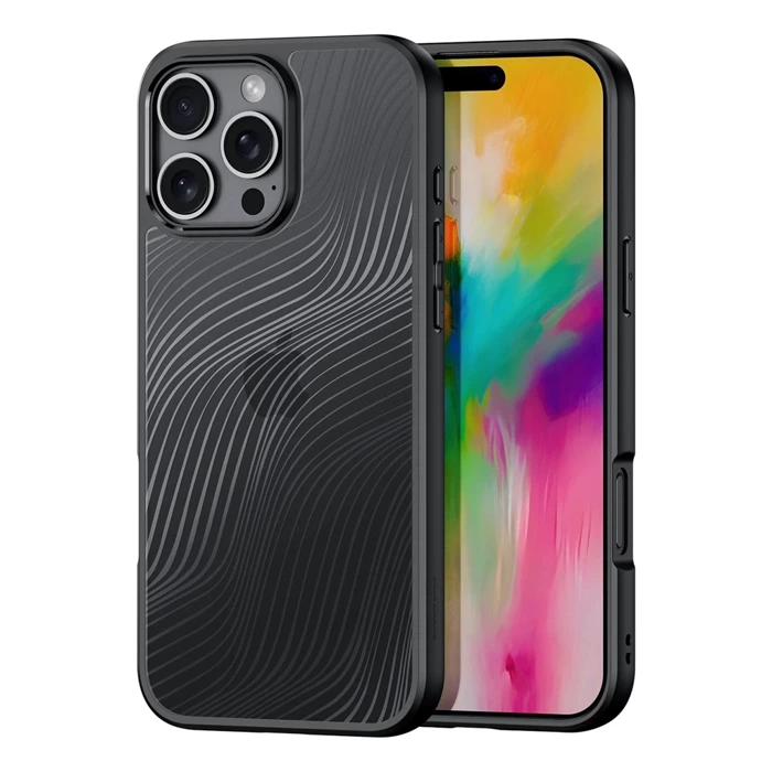 Dux Ducis Aimo Hülle für iPhone 16 Pro – Schwarz