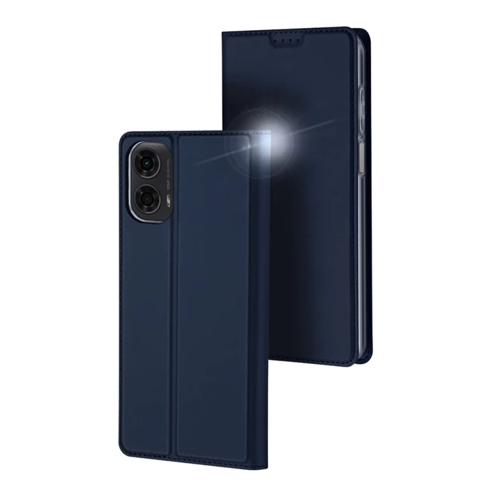 Dux Ducis Skin Pro Hülle mit Klappe und Kartenfach für Motorola Moto G04/G24/G24 Power – blau