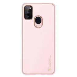 Dux Ducis Yolo elegantes Cover aus ökologischem Leder für Samsung Galaxy M30s pink