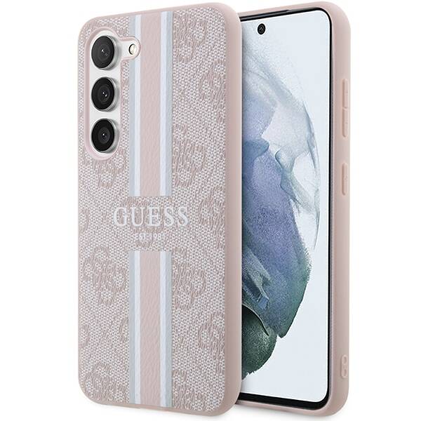 Hülle Guess GUHCS23SP4RPSP S23 S911 rosa/rosa hartcase 4G Printed Stripe Case