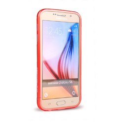 Hülle LJY Schwert 6 Samsung Galaxy S6 Aluminium Bumper Rahmen Rot