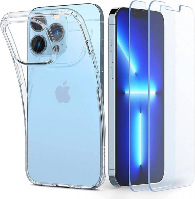 Hülle SPIGEN Apple iPhone 13 Pro Max Crystal Pack Klarer Fall