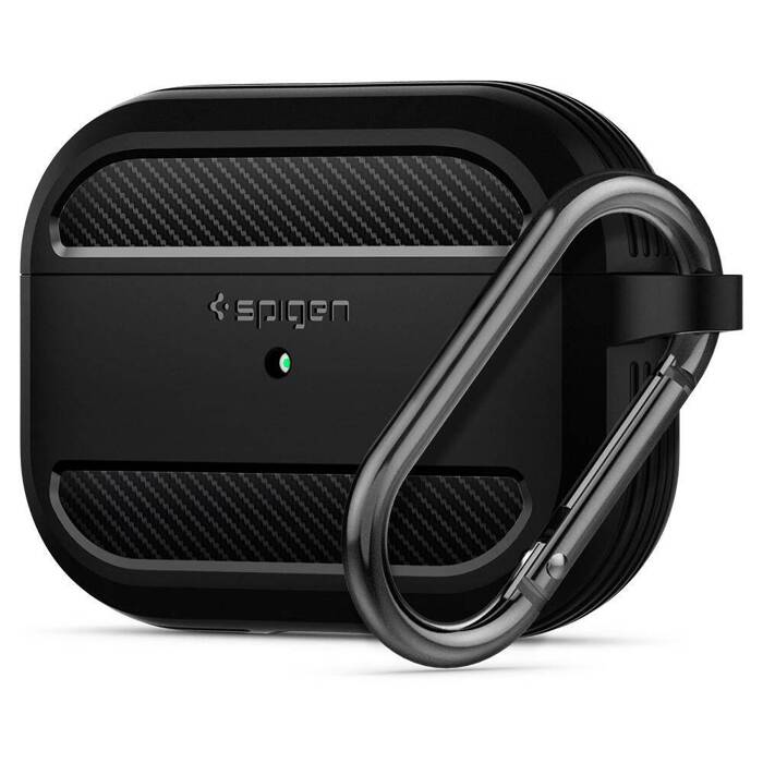 Hülle SPIGEN Rugged Armor Airpods Pro Matte Black Case