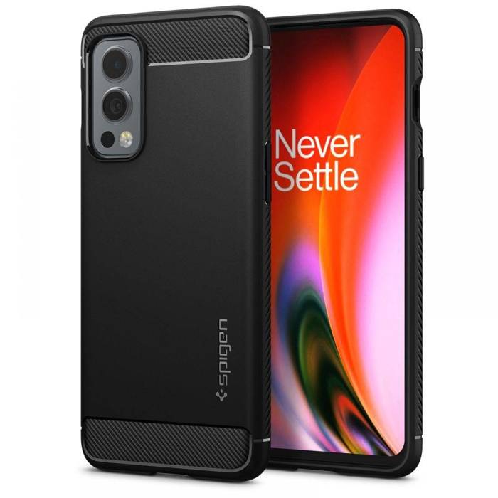 Hülle SPIGEN Rugged Armor ONEPLUS NORD 2 5G MATTSCHWARZ